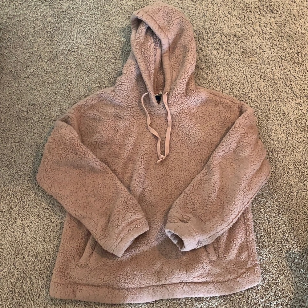 Girls fuzzy hoodie
